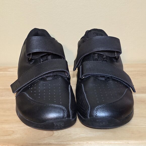 TYR TYRFORCE Elite Carbon Weightlifting Shoes Black Wood Heel Men's 8 - Picture 2 of 8